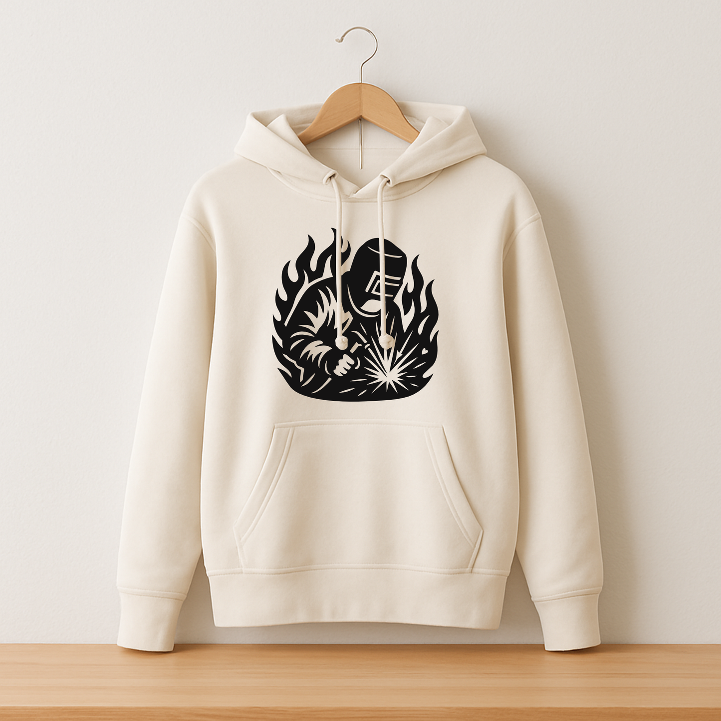 Welder in flames SVG PNG for plasma and sublimation