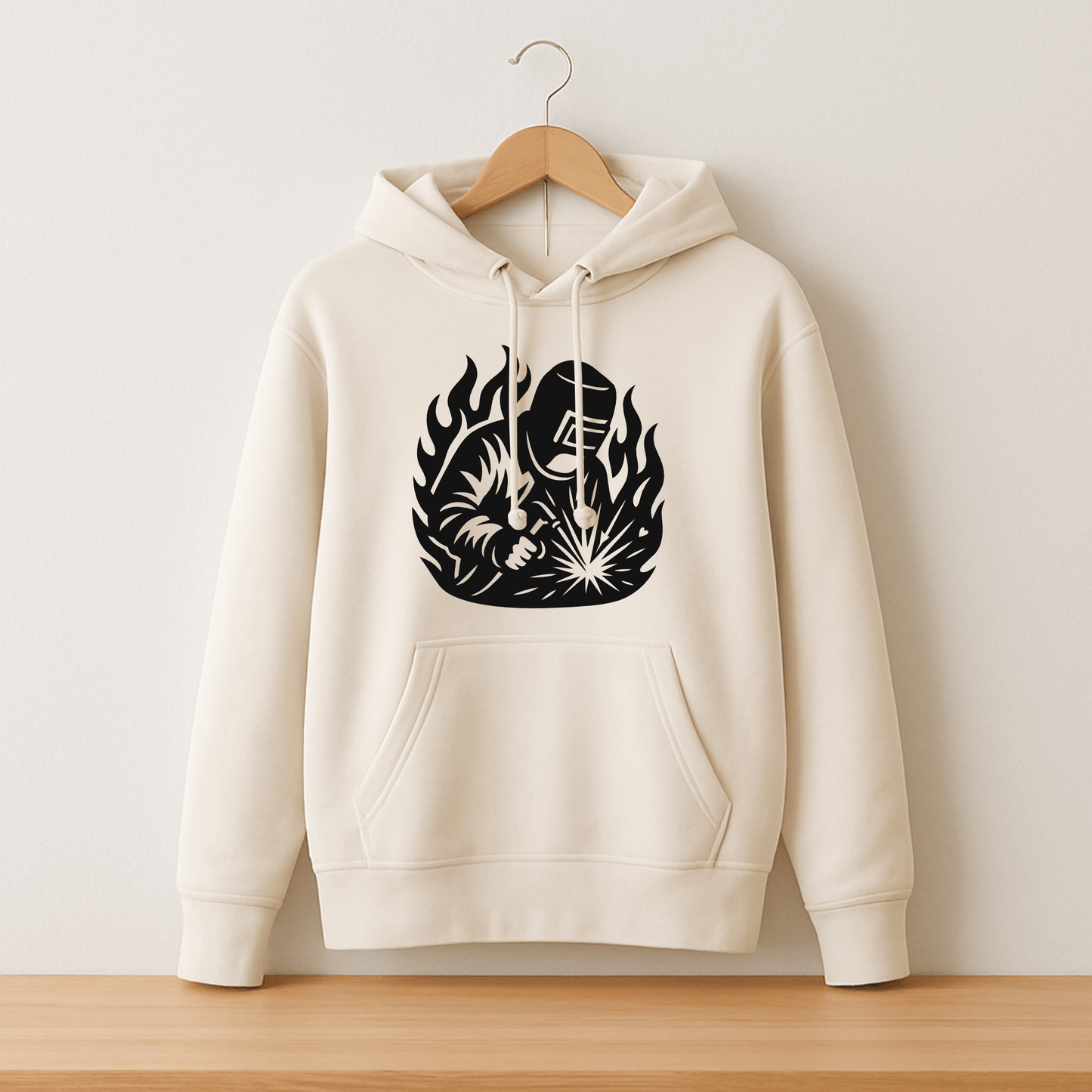 Welder in flames SVG PNG for plasma and sublimation