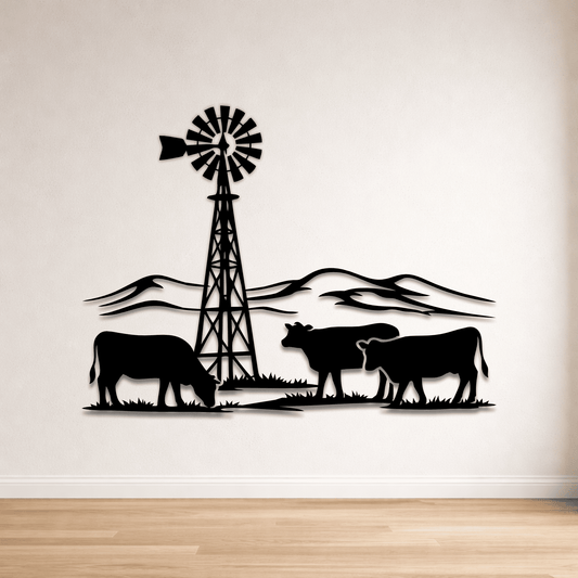 Ranch windmill DXF file for CNC plasma