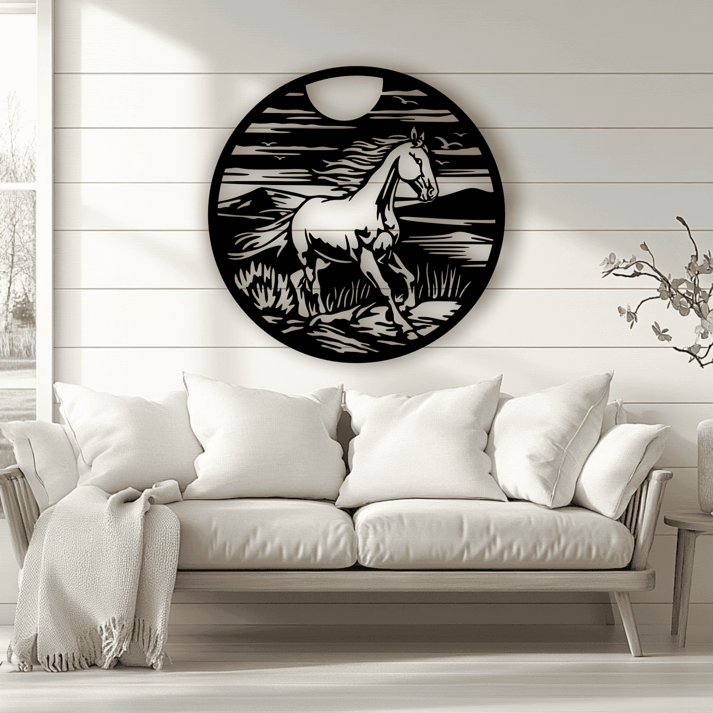 Wild Horse Cutting Files – DXF for CNC & Plasma, SVG for Silhouette