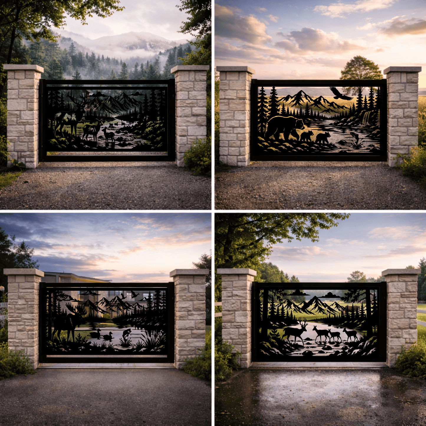 Railing and gate cnc designs