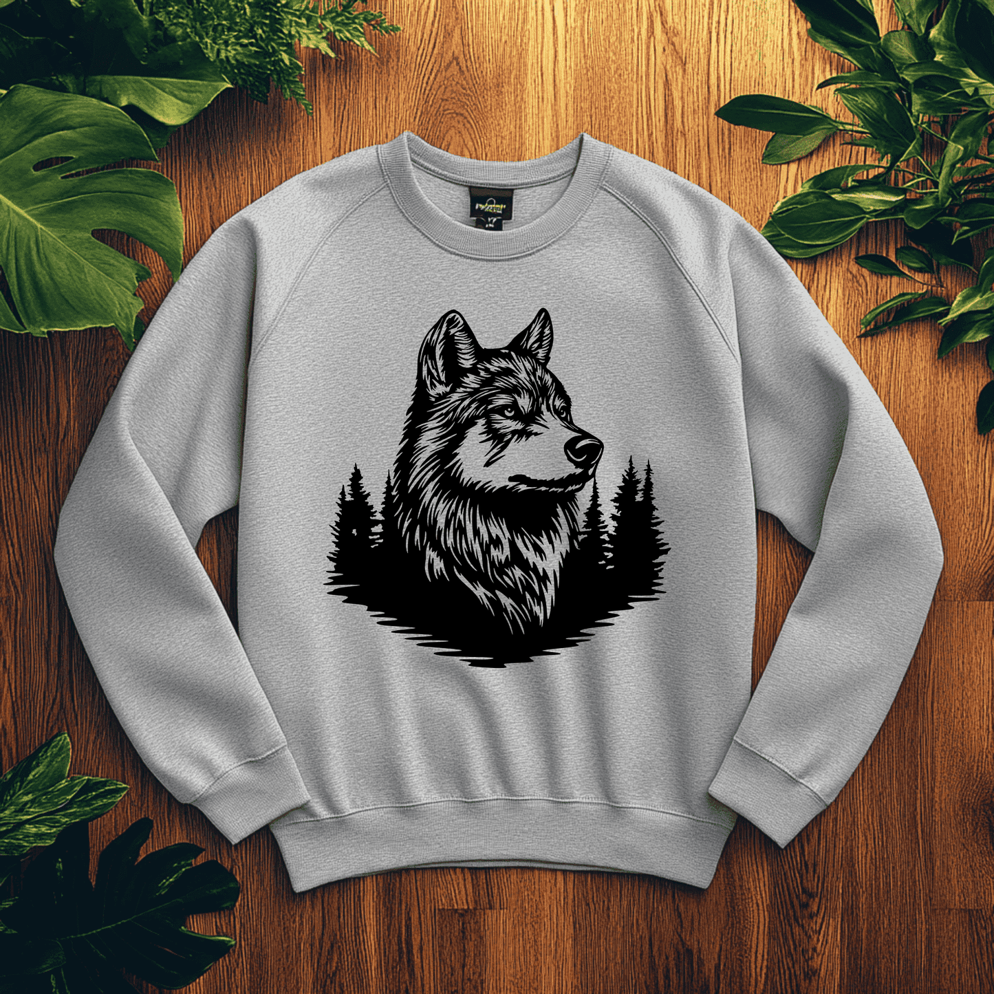 Wildlife wolf Art DXF & SVG, CNC Metal Wall Decor, Vinyl & Sweatshirt Design