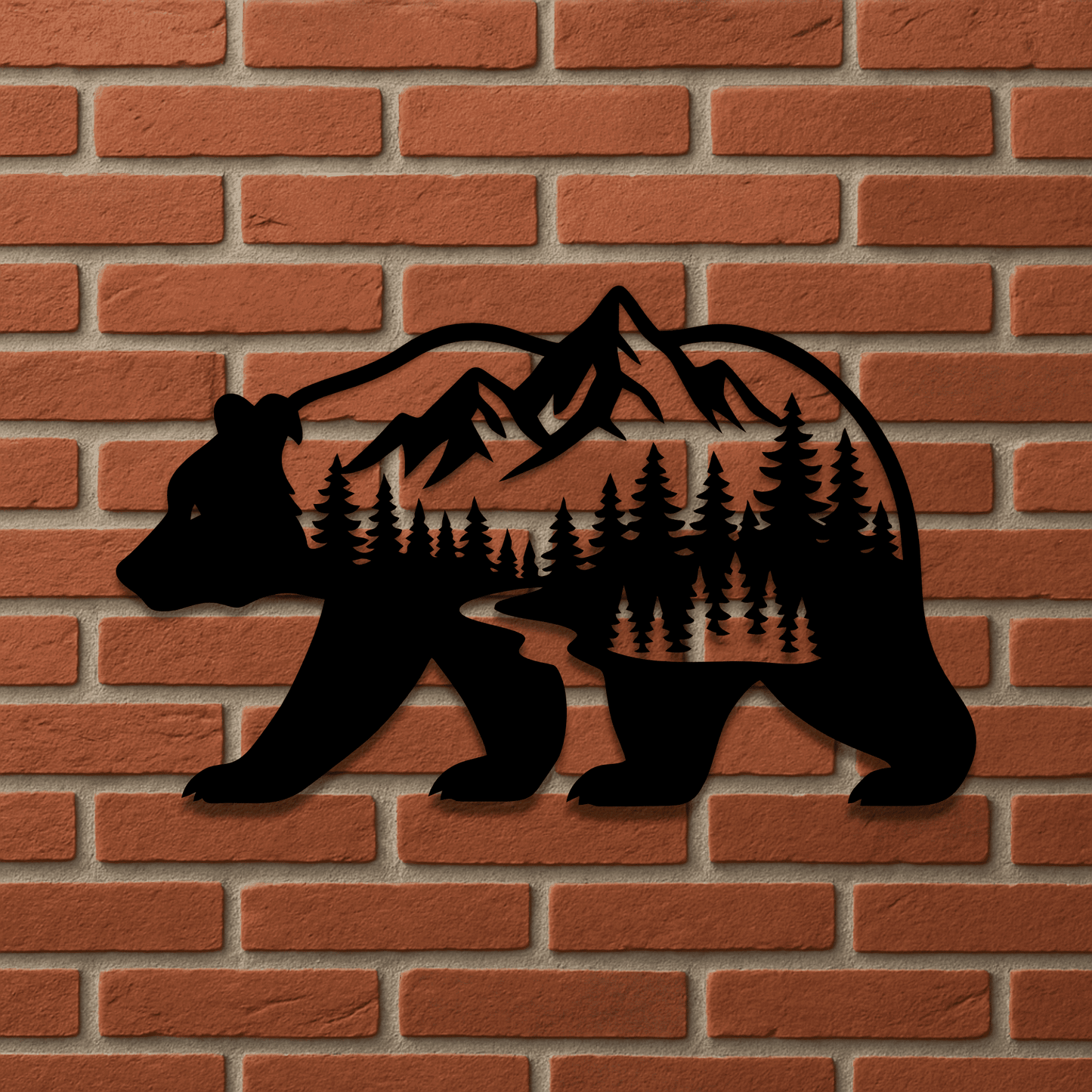 bear mountain silhouette svg