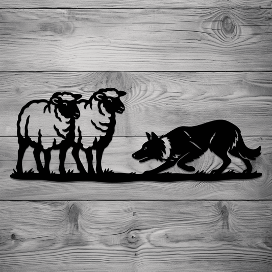 Farm scene DXF cut file