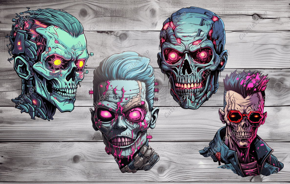 zombie collection png, zombie png for tshirt design, sublimation art, download png for t-shirts, sweatshirt designs, png for stickers, zombie stickers