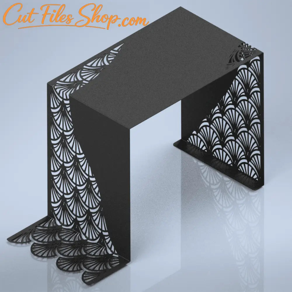 Decorative laser cut side table for modern interiors