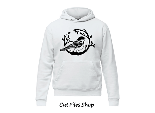 Bird vector images, bird scene dxf, cnc wall art files, dxf for cnc machine - Cut Files Shop