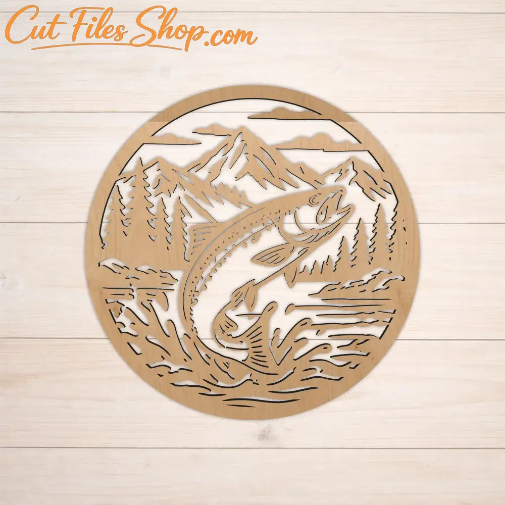 Lake house decor fishing sign SVG