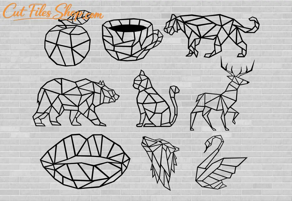 Collection DXF files geometric decor, Laser cutting wall decor, DXF For Cnc, Beautiful dxf files for cnc cutting, laser cutting machine design, laser cutting designs and pictures, laser cut designs wood