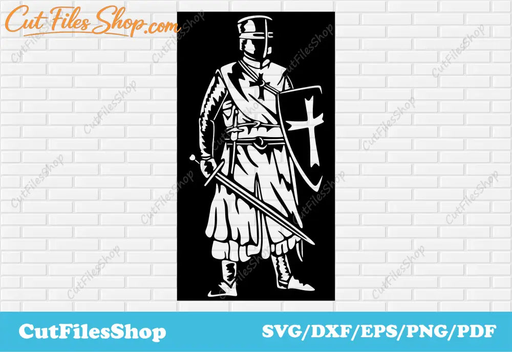 Knight svg cut files for cricut, dxf decor for laser cutting, svg art for shirt designs, Cut Files Shop, scrapbook svg images, wall art svg, knight dxf files