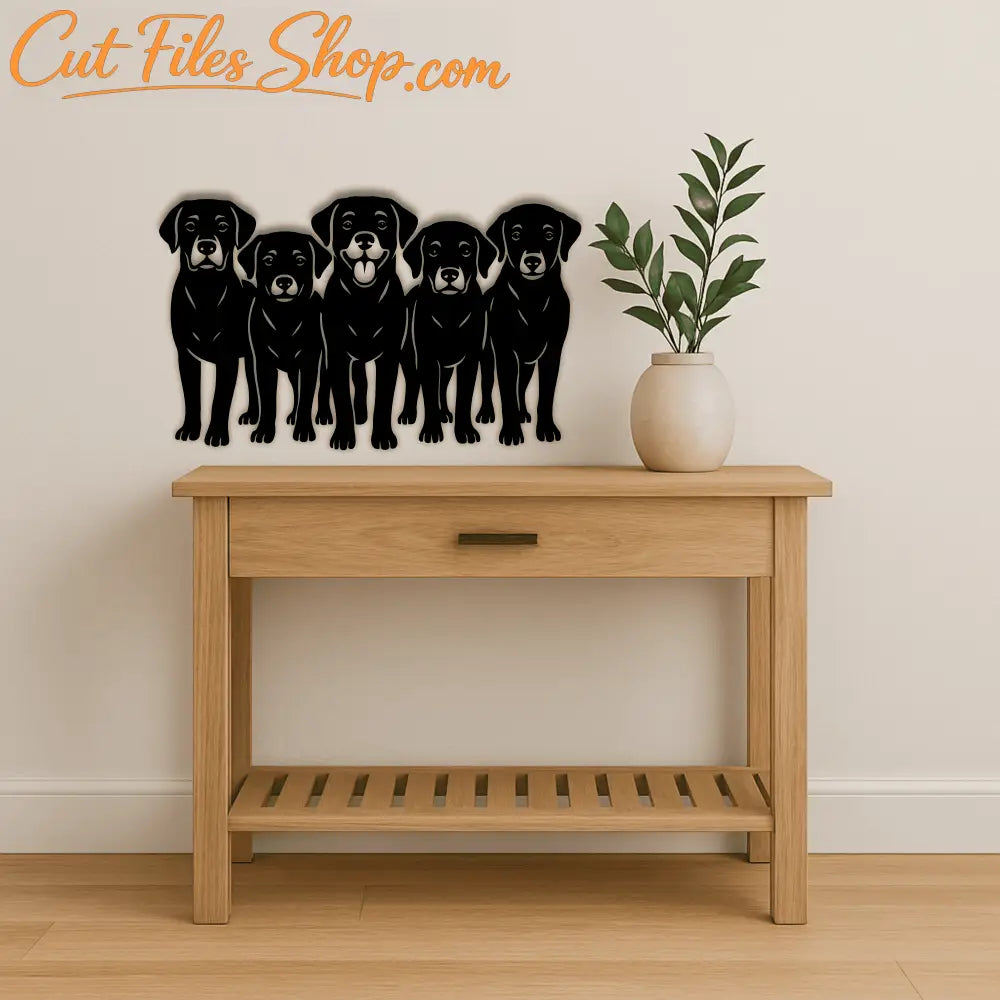 Labrador SVG for laser cutting