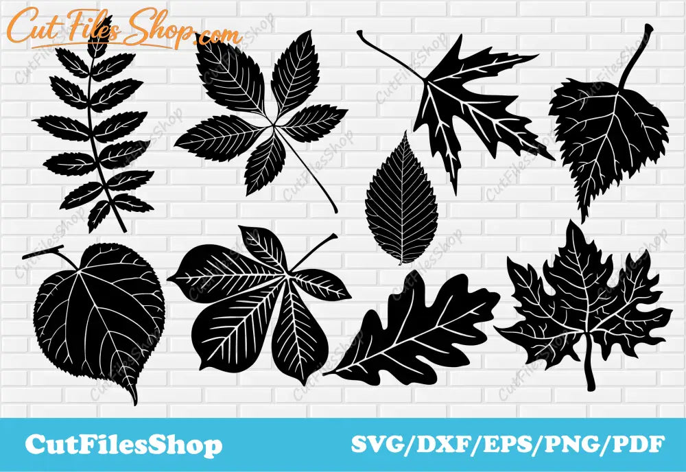 Leaves svg dxf cut files, Plasma cutting art, leaf png, cricut files, dxf laser cut metal, decor metal dxf, wall art dxf svg, Cut Files Shop, svg for cnc, leaf svg dxf, wall decor dxf, summer svg, love svg, laser engraving files, shirts svgб maple leaf svg, oak leaf dxf, Download vector images