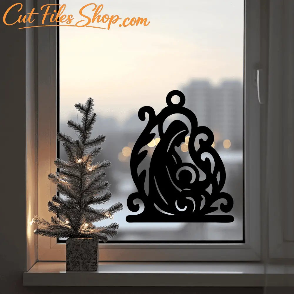 Christian nativity symbols for Christmas decorations