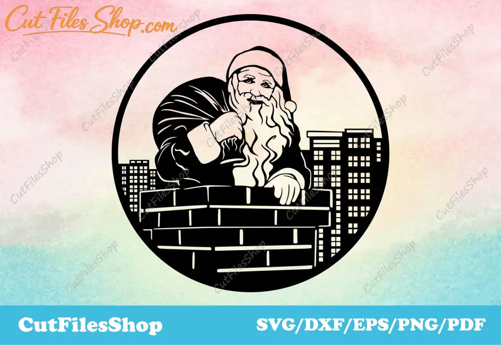Santa Claus face svg download, new year svg bundle, Christmas svg images