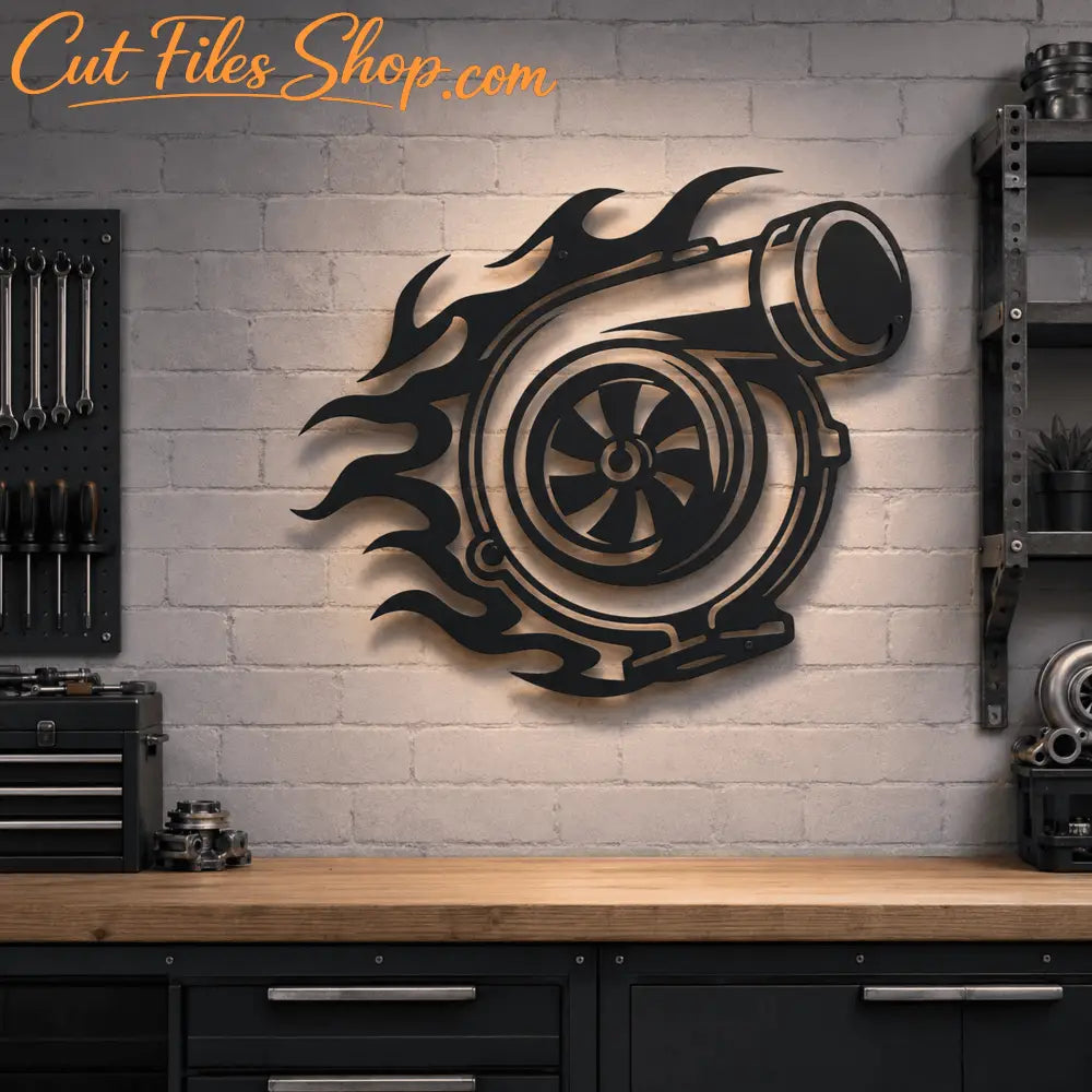 Flaming turbo design for CNC laser and plasma cutting