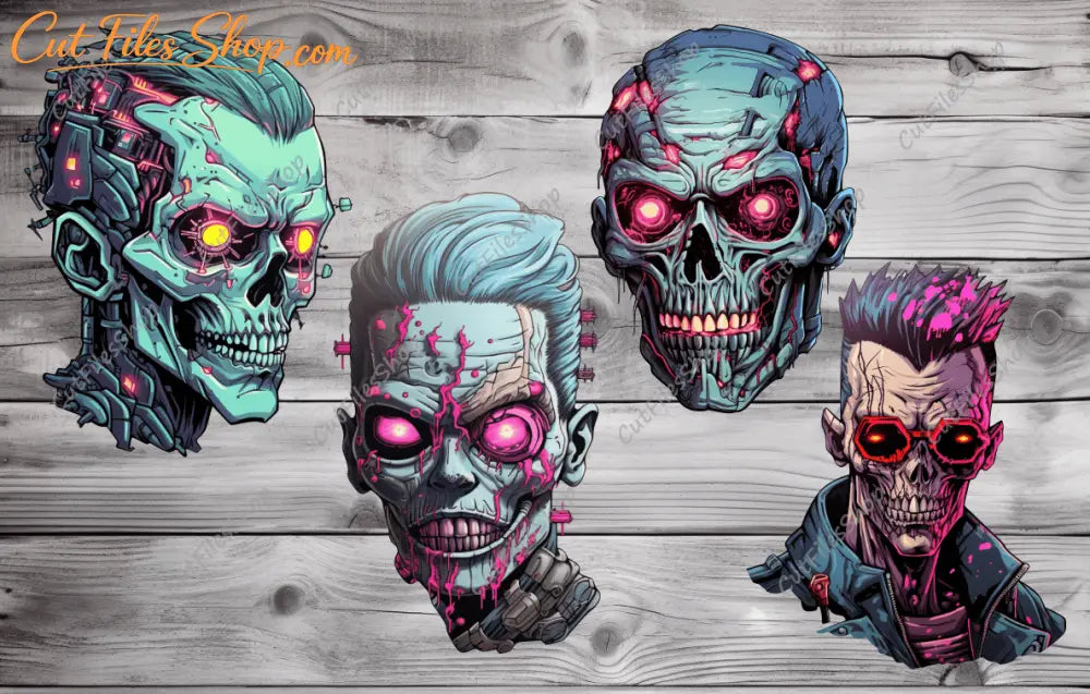 zombie collection png, zombie png for tshirt design, sublimation art, download png for t-shirts, sweatshirt designs, png for stickers, zombie stickers