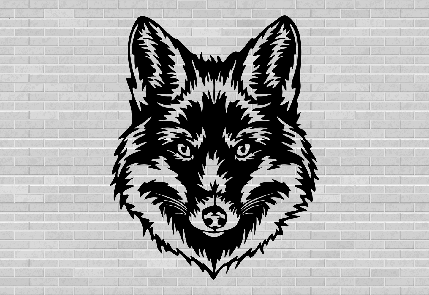 Fox cut file for cricut, wild animal vector, cnc dxf animals, Laser cutting Designs dxf files download