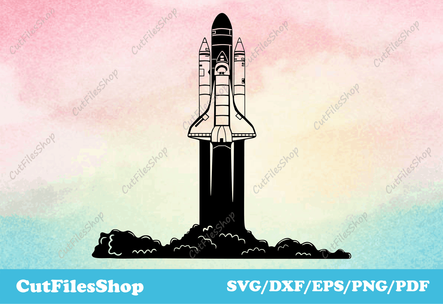 Rocket Vector in SVG/DXF/EPS/PNG/PDF formats, DXF files for cnc machines, Big Collection Dxf files for Laser Cutting, Svg for Cricut, Vinyl Cutting, Rocket svg file for cricut, files for cnc plasma, dxf for cnc cutting, Silhouette files