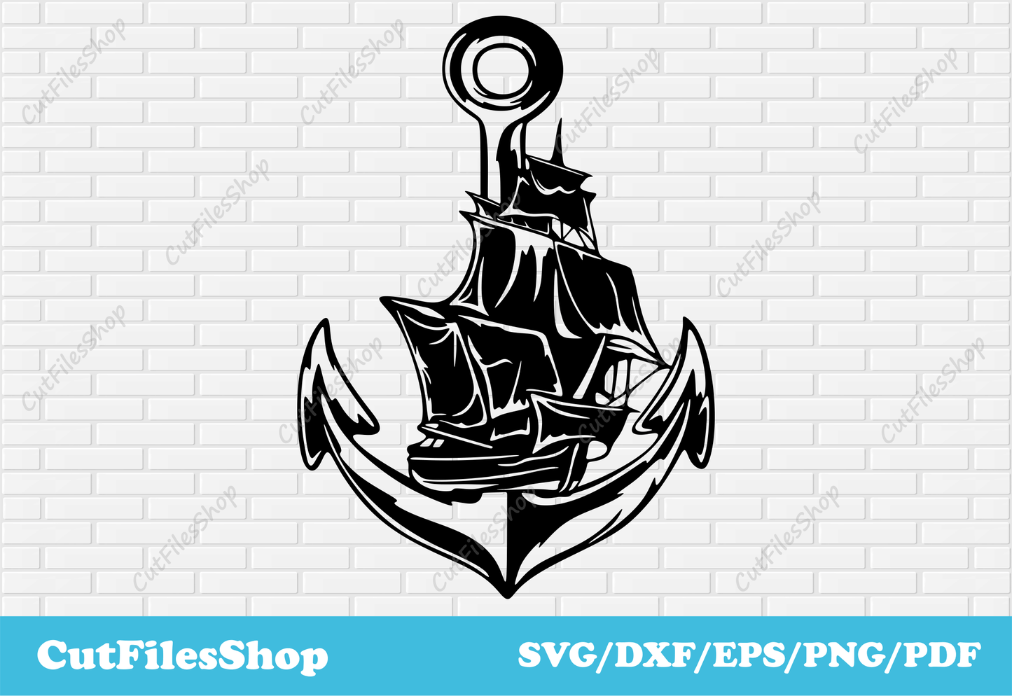 Anchor svg files, ship dxf files, cutting files dxf, plasma files, dxf for cnc, ship svg files, cut files, eps files, designs t shirt, free dxf files, download dxf, png files t shirt