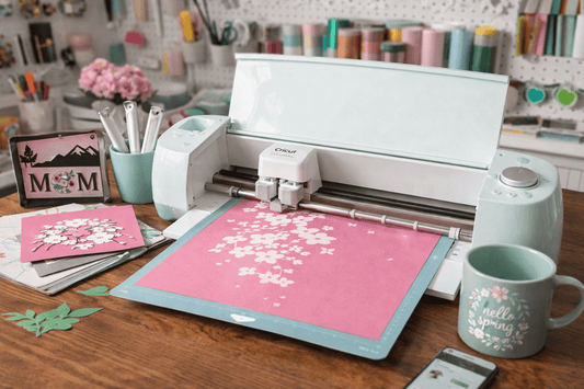 Cricut cutting machine working with SVG bundle design