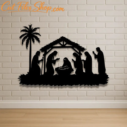 Premium vector Nativity bundle – 50+ cutting designs for Christmas décor