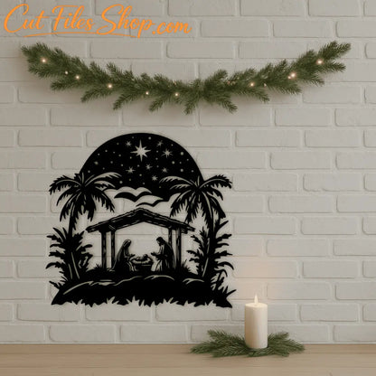 Shepherds and wise men Nativity scene – SVG DXF EPS PNG cutting file