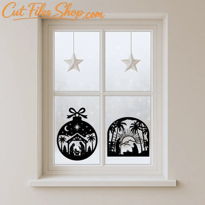 Nativity designs for Glowforge, Silhouette, and Cricut machines