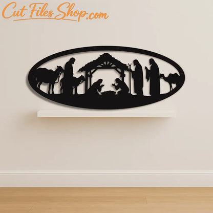 Religious Christmas Nativity scenes – CNC laser and craft cutting files