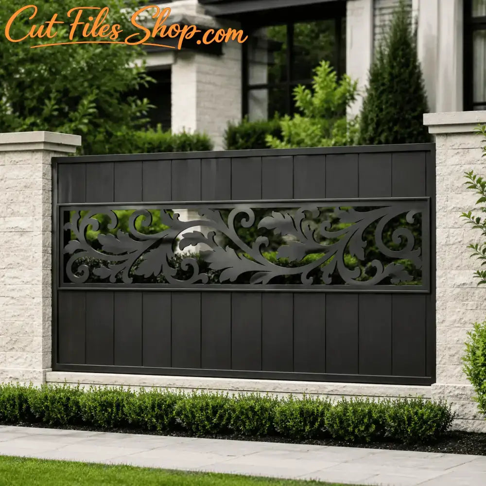 Decorative metal border designs supplied in SVG DXF EPS PDF and PNG formats