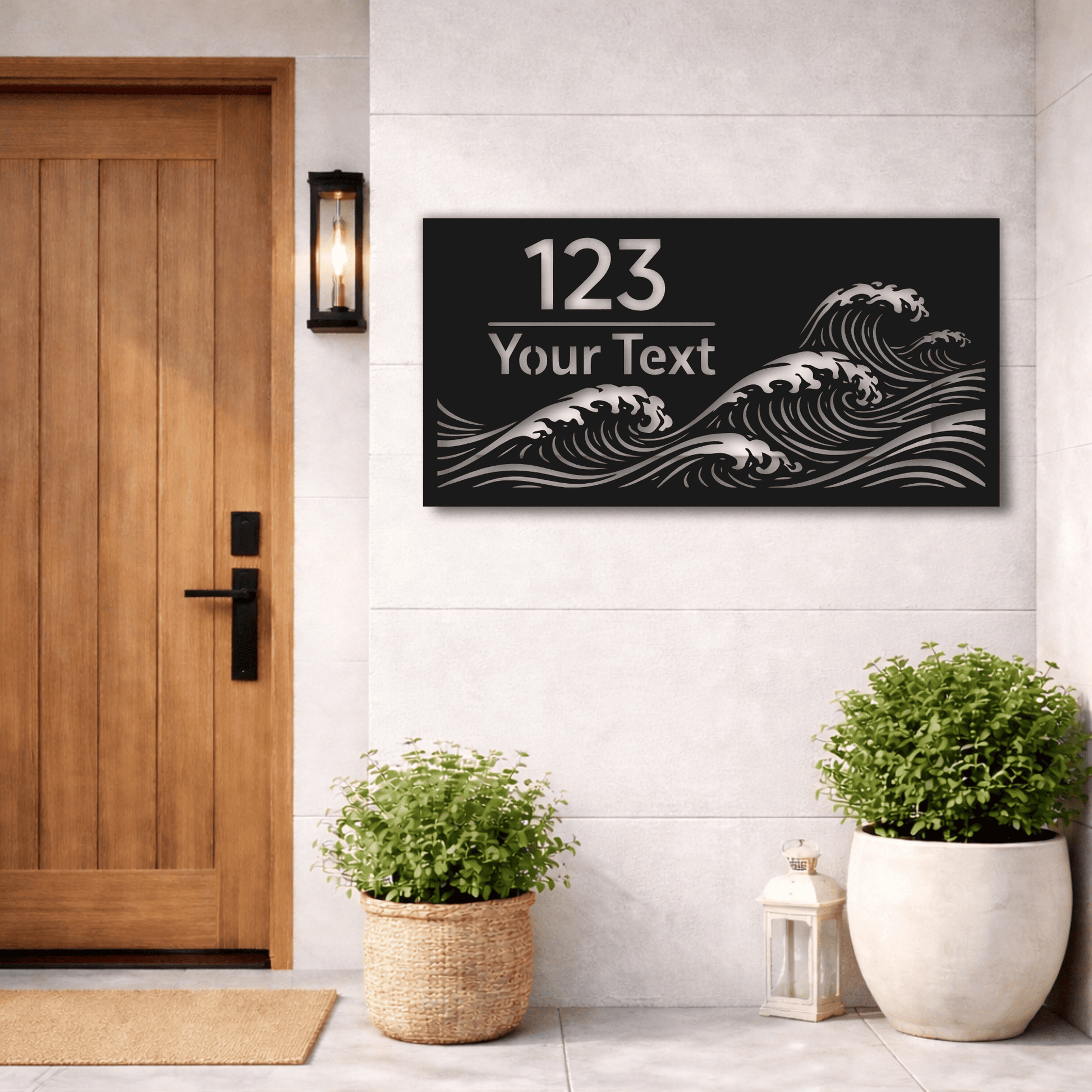minimal house number sign svg files