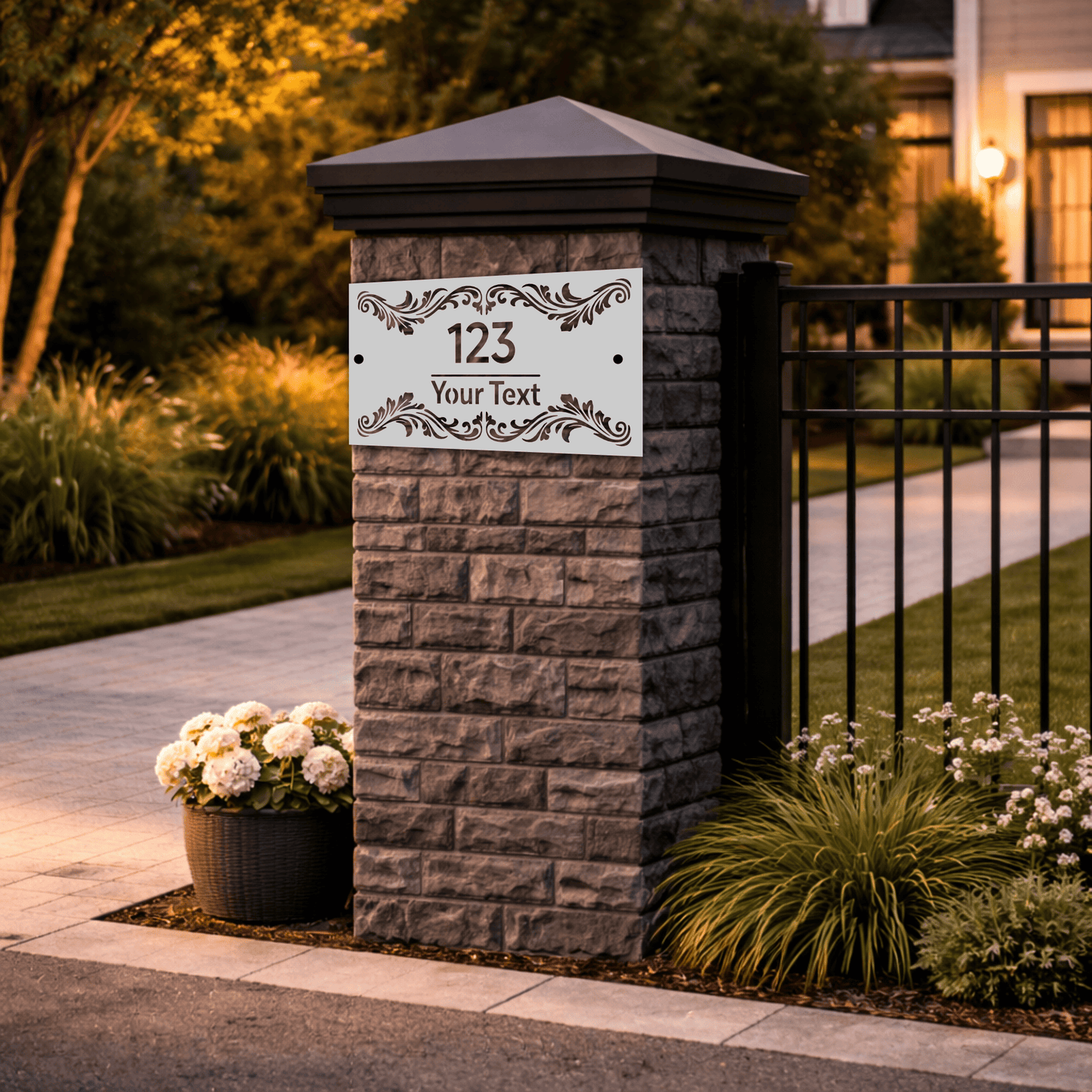 personalized street sign svg cutting design