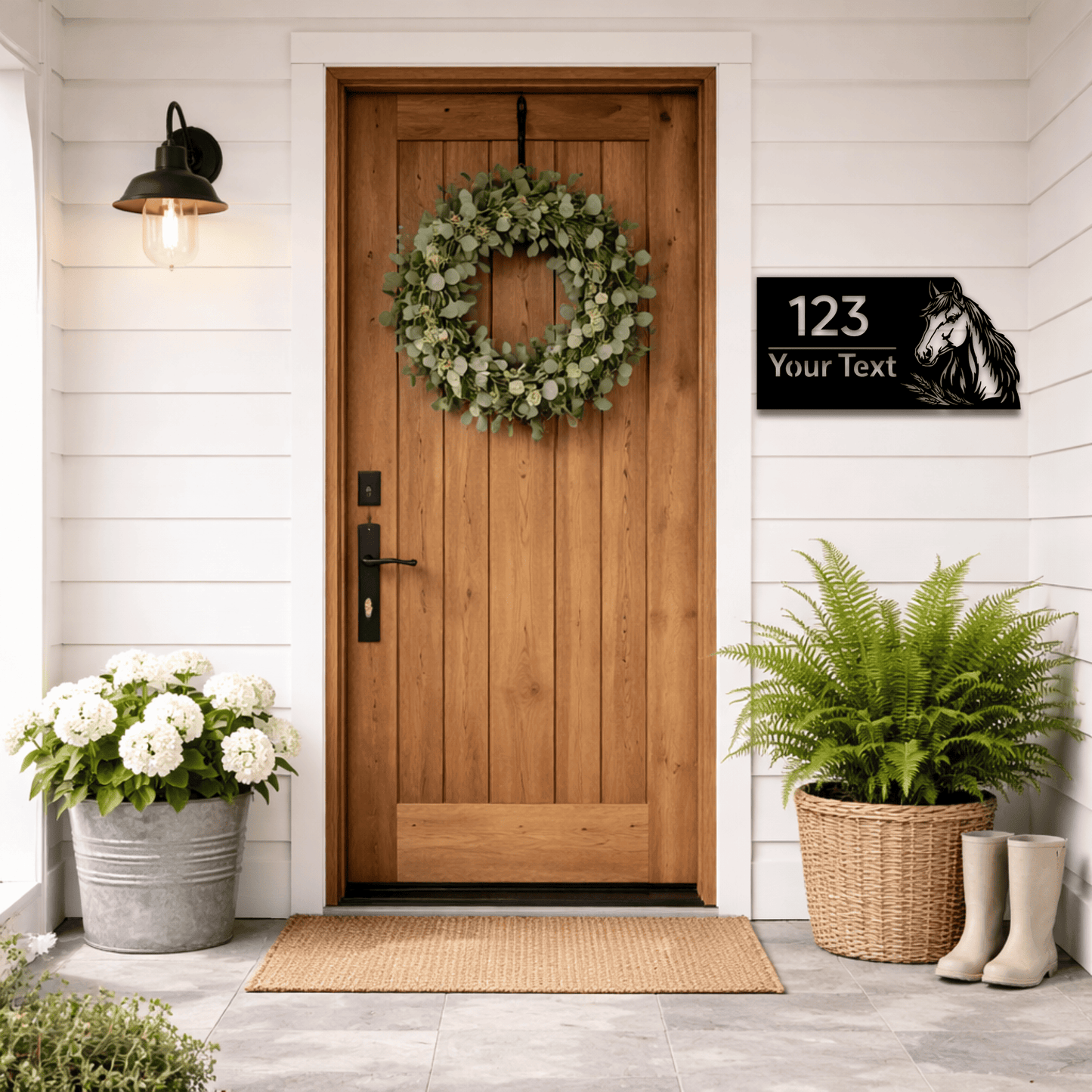 wildlife address sign cnc plasma design