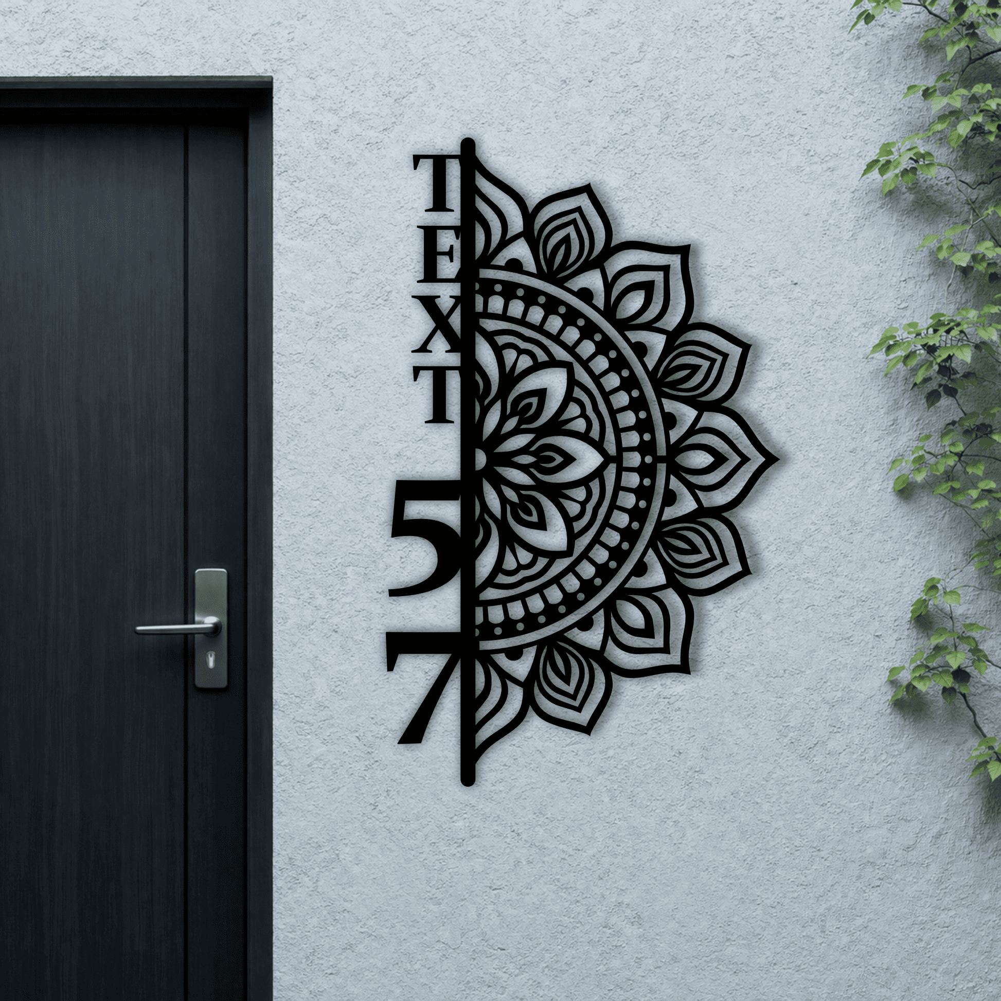 custom address sign svg design