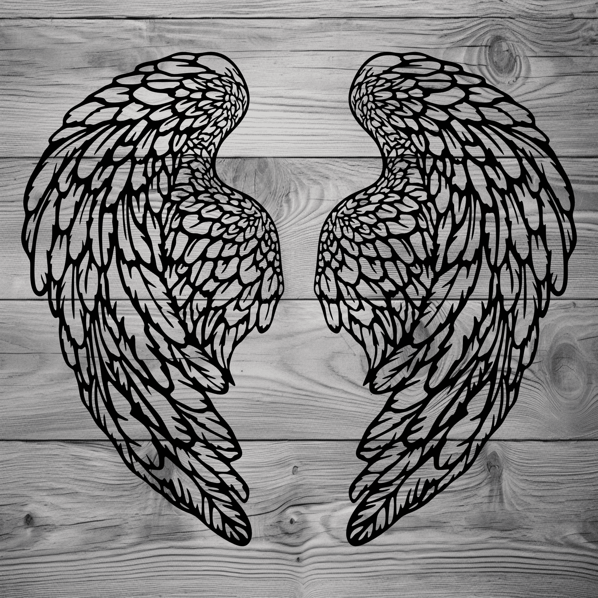 Angel Wings Svg files for laser engraving