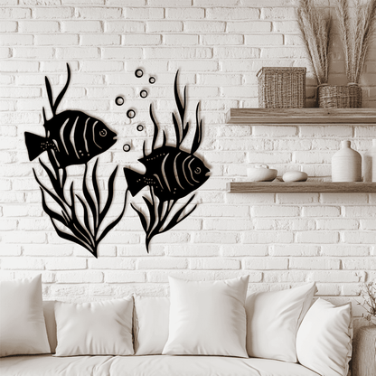 Underwater fish DXF for CNC router projects