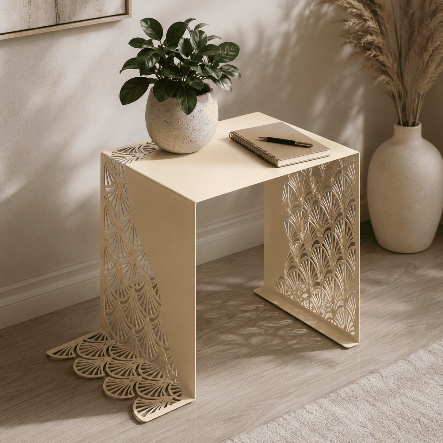 Art Deco accent stand DXF SVG for CNC plasma cutting