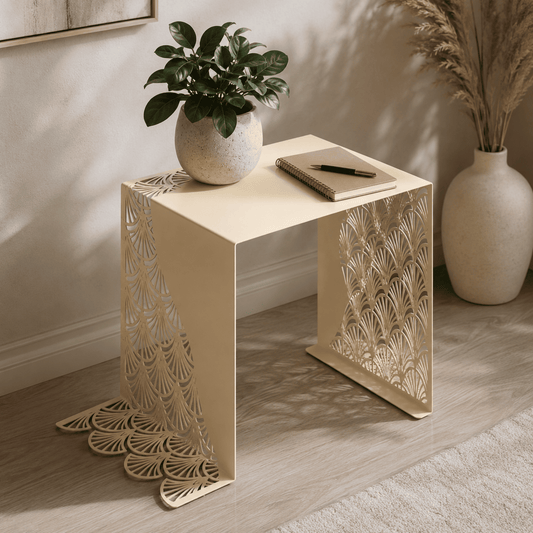 Art Deco accent stand DXF SVG for CNC plasma cutting