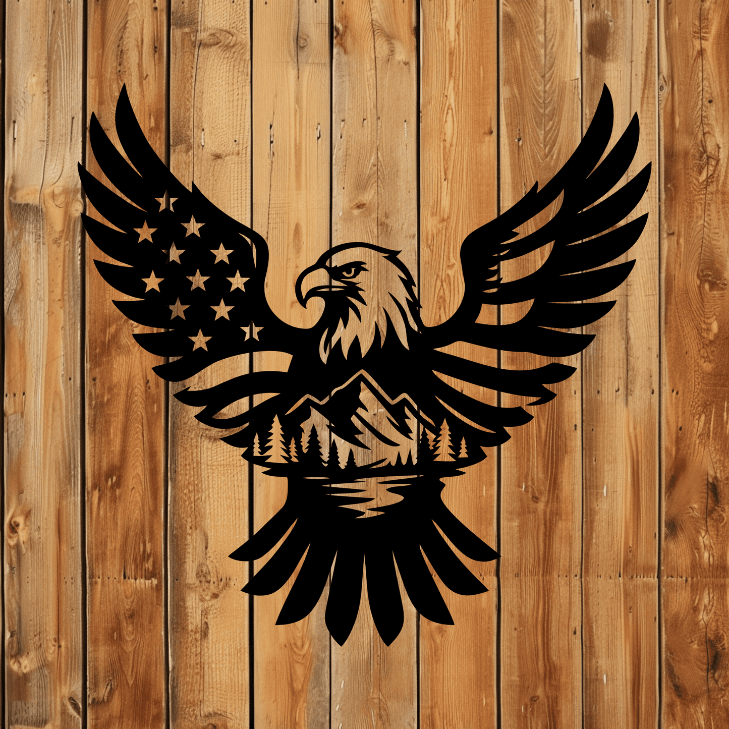 American eagle SVG DXF for plasma and engraving