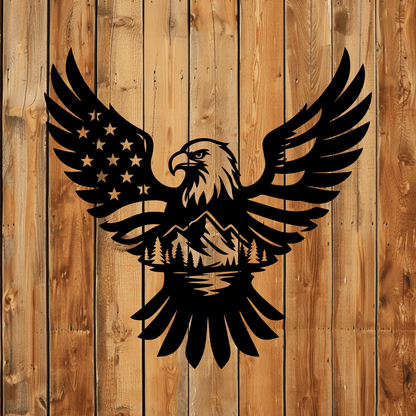 American eagle SVG DXF for plasma and engraving