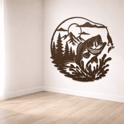 Fishing sign CNC plasma file