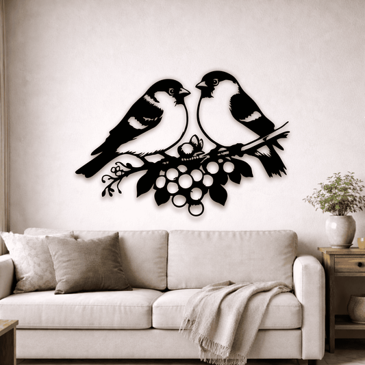 Decorative bird SVG DXF for Cricut, Silhouette and xTool