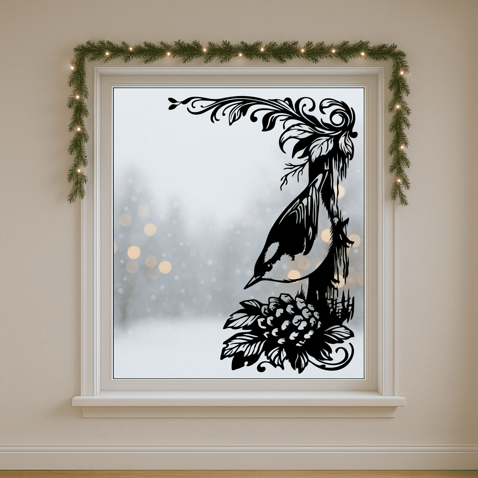 Bird wall art SVG PNG for Cricut and laser cutting
