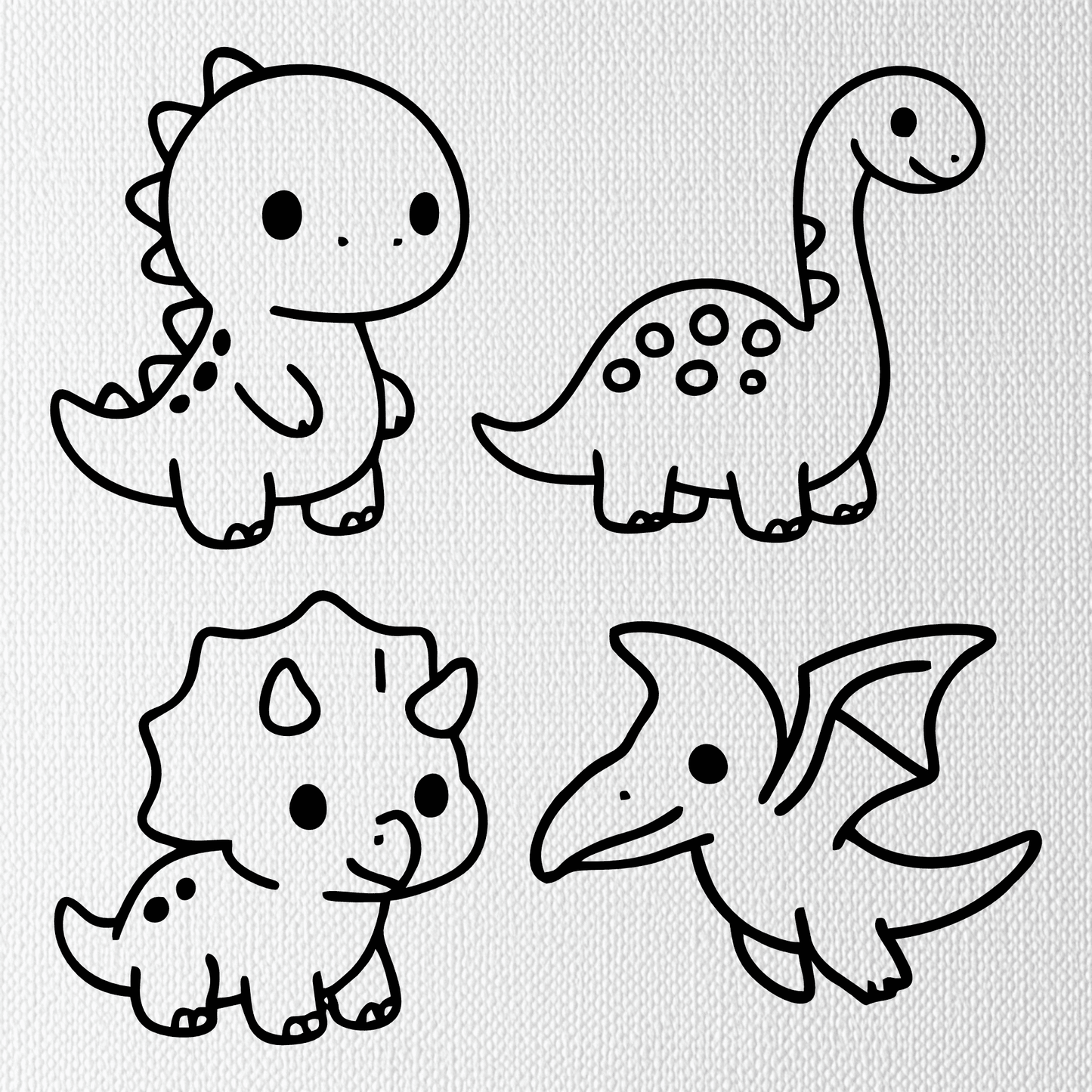 Cute dinosaur SVG EPS for laser cutting and plasma projects