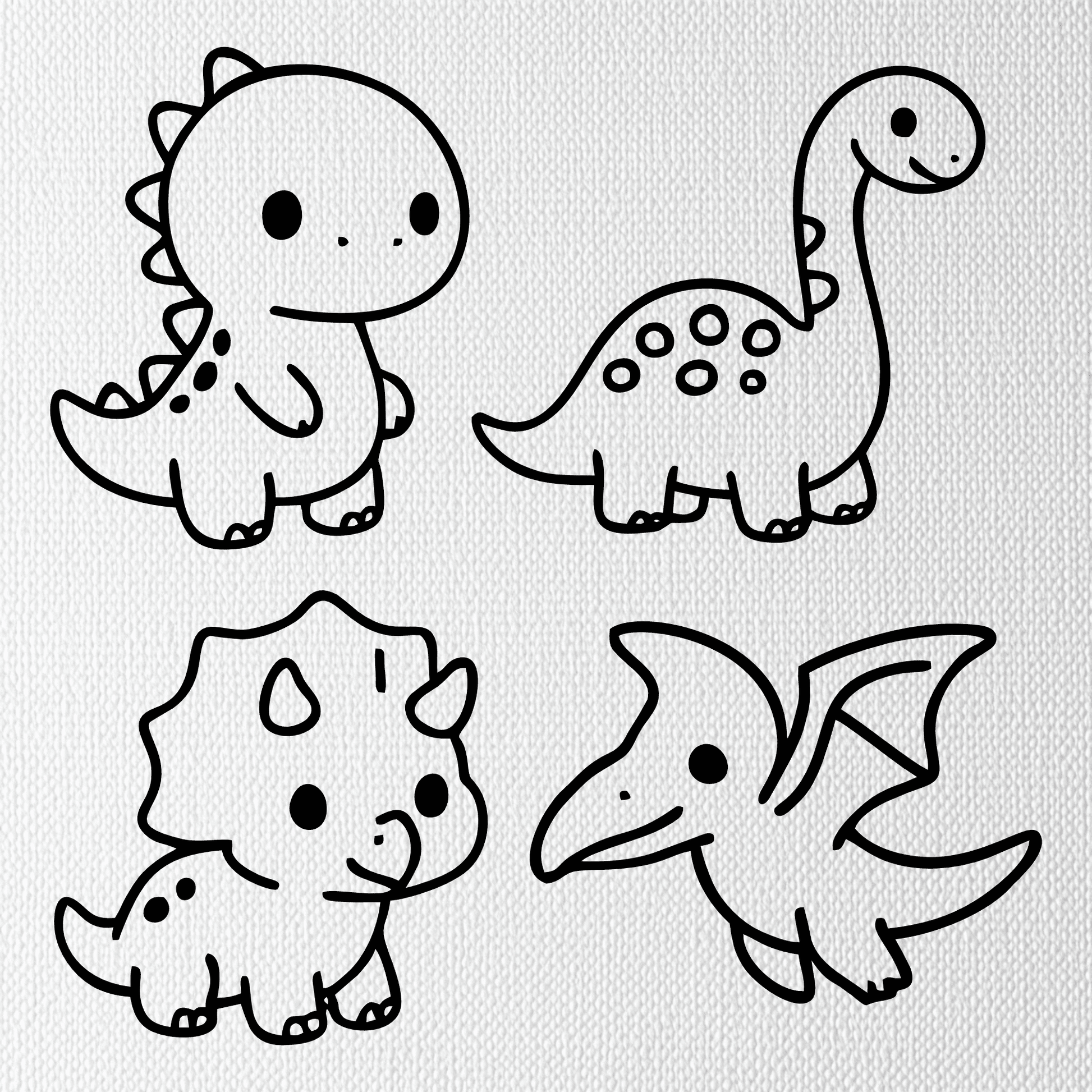 Cute dinosaur SVG EPS for laser cutting and plasma projects