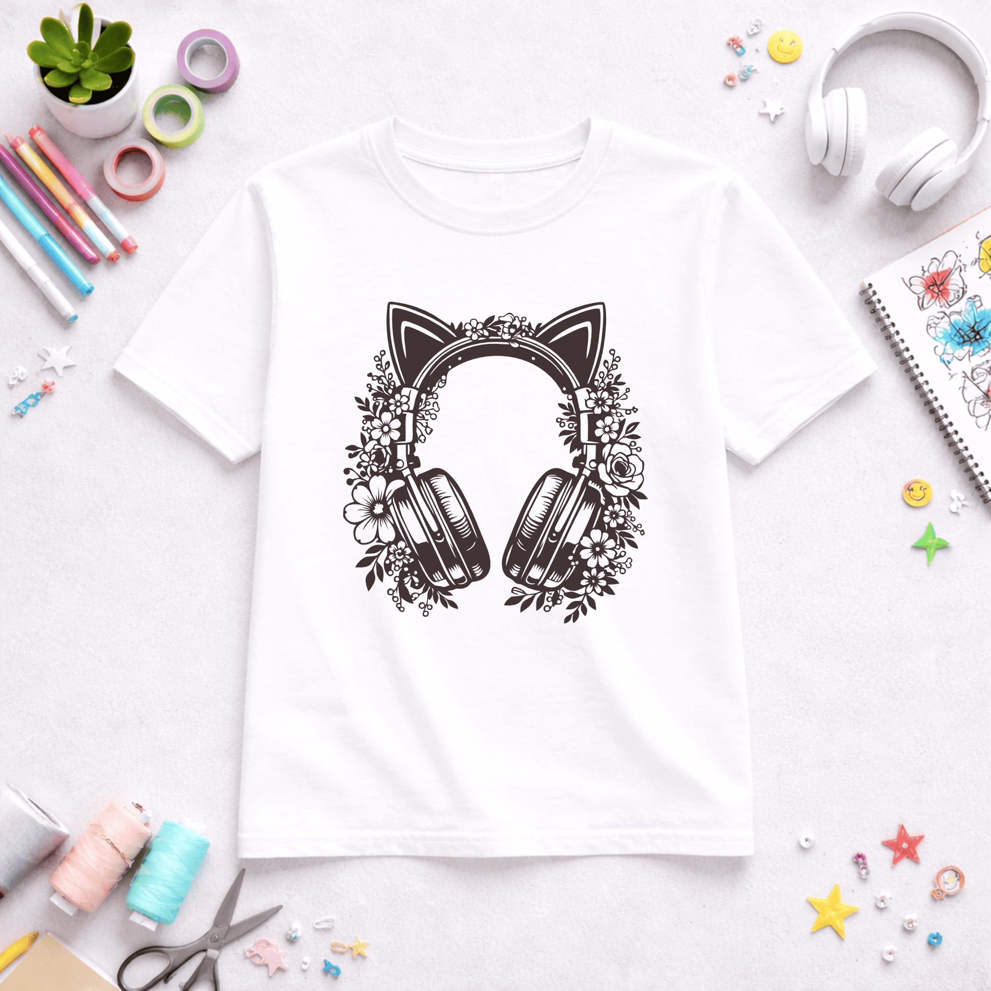 cat sublimation png graphic