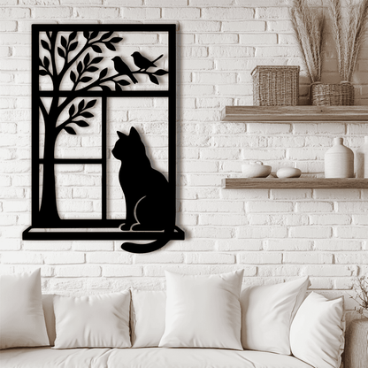 DXF cat file for laser engraving or CNC
