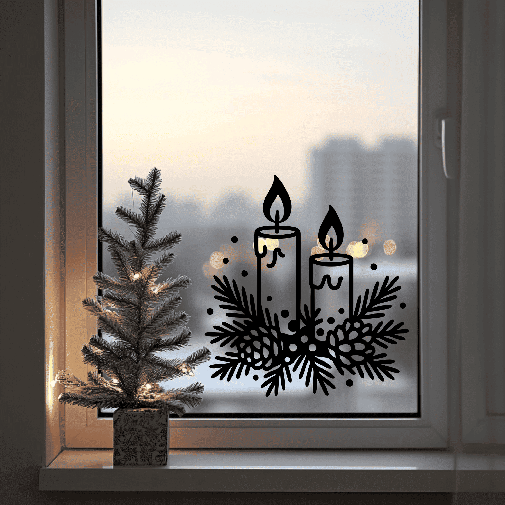 Holiday ornament and winter scene designs for CNC and Cricut