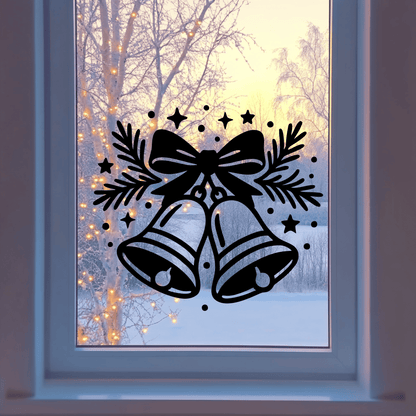 Christmas wreath, trees and stockings clipart for Glowforge