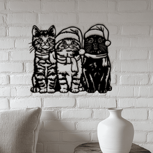Load image into Gallery viewer, DIY Christmas Cat Decor: SVG, DXF, and PNG Cut Files
