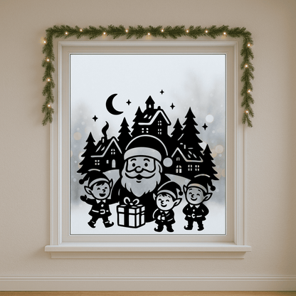 Santa and elves Christmas SVG bundle for Cricut cutting